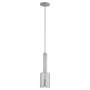 Oxygen Spindle 3-656-14 Modern Pendant - Polished Chrome W/ Clear