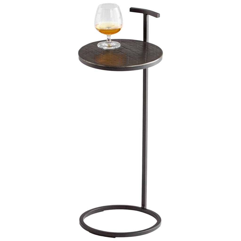 Cyan Design 10730 Audrey Side Table - Antique Brass And Black