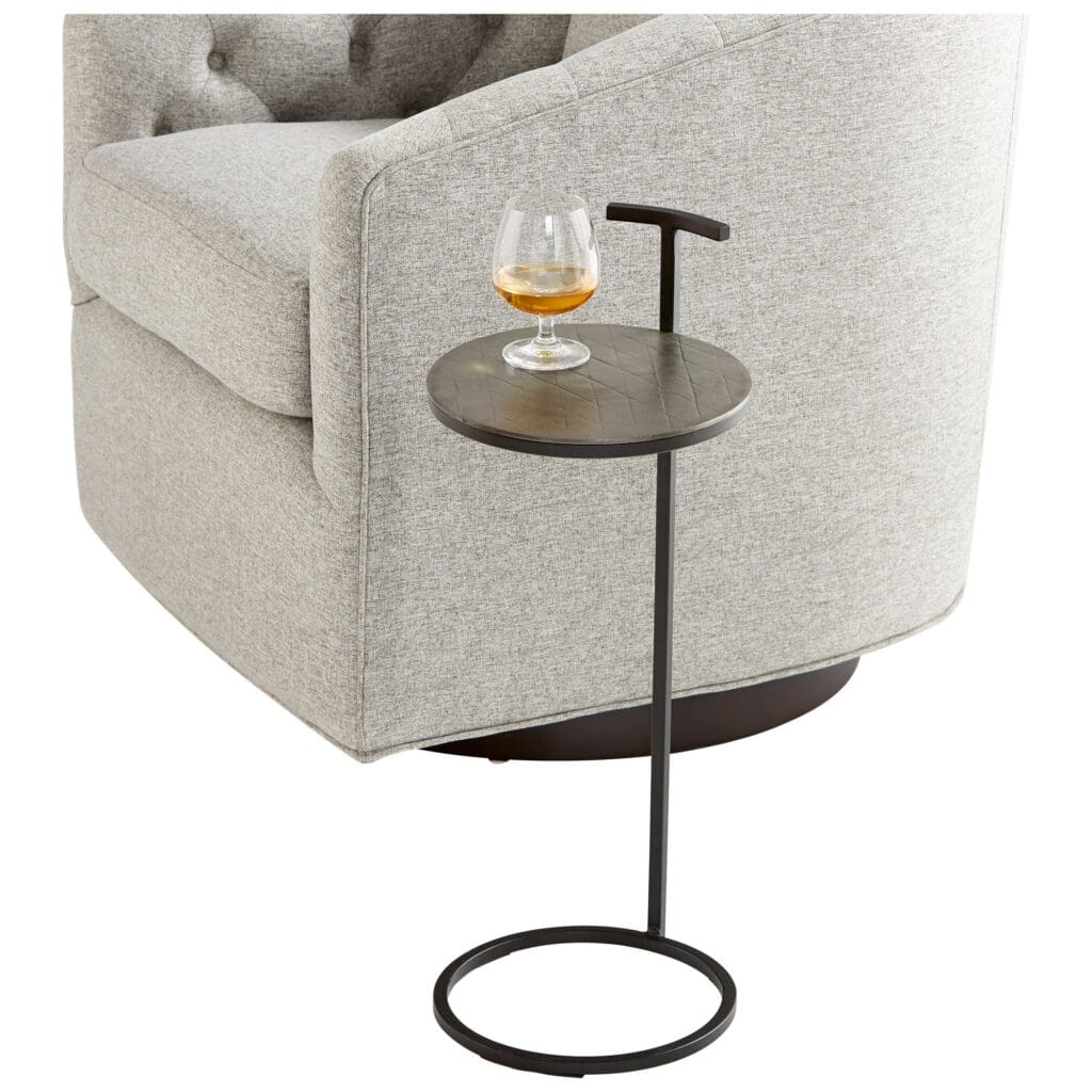 Cyan Design 10730 Audrey Side Table - Antique Brass And Black