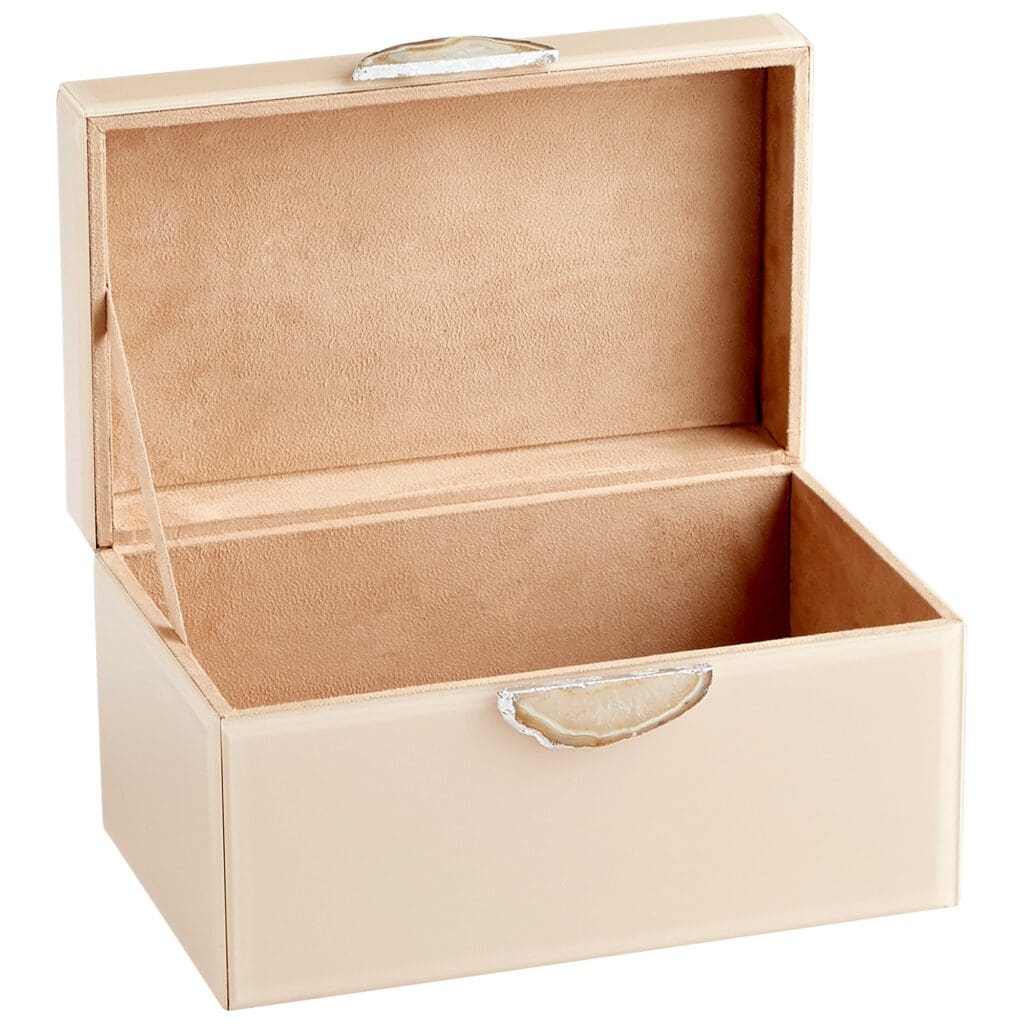 Cyan Design 10743 Bijou Container - Beige - Small