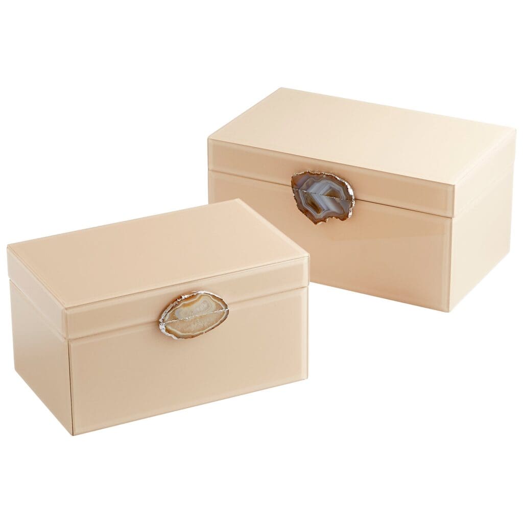 Cyan Design 10744 Bijou Container - Beige - Large