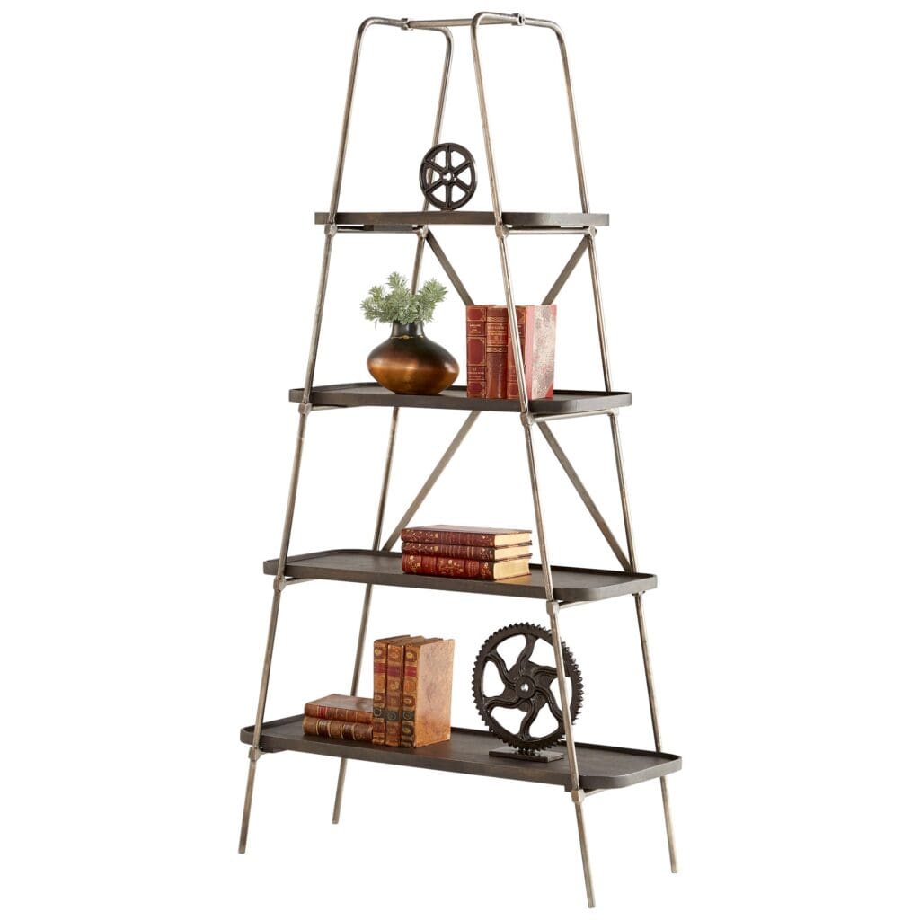 Cyan Design 10773 Fortress Etagere - Raw Iron And Grey