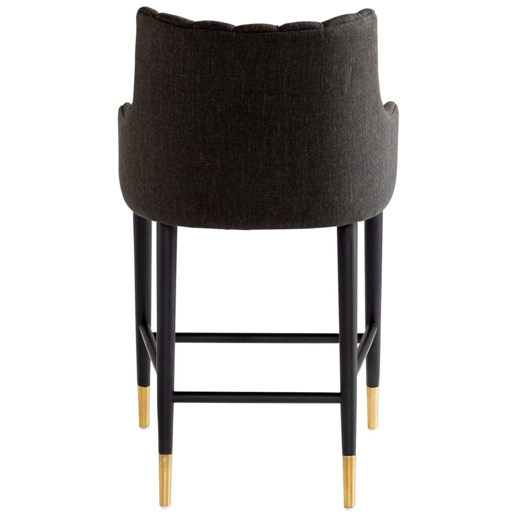 Cyan Design 10785 Tesoro Counter Stool - Charcoal Grey- Medium