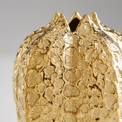 Cyan Design 10801 Pores Vase - Gold - Medium DISCONTINUED