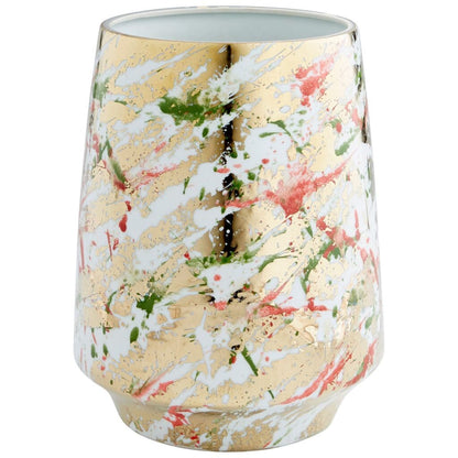 Cyan Design 10809 Ardent Splash Container - Multi-Color Glaze - Medium