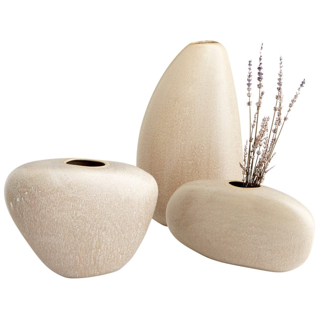 Cyan Design 10833 Pebble Vase - Olive Glaze - Small