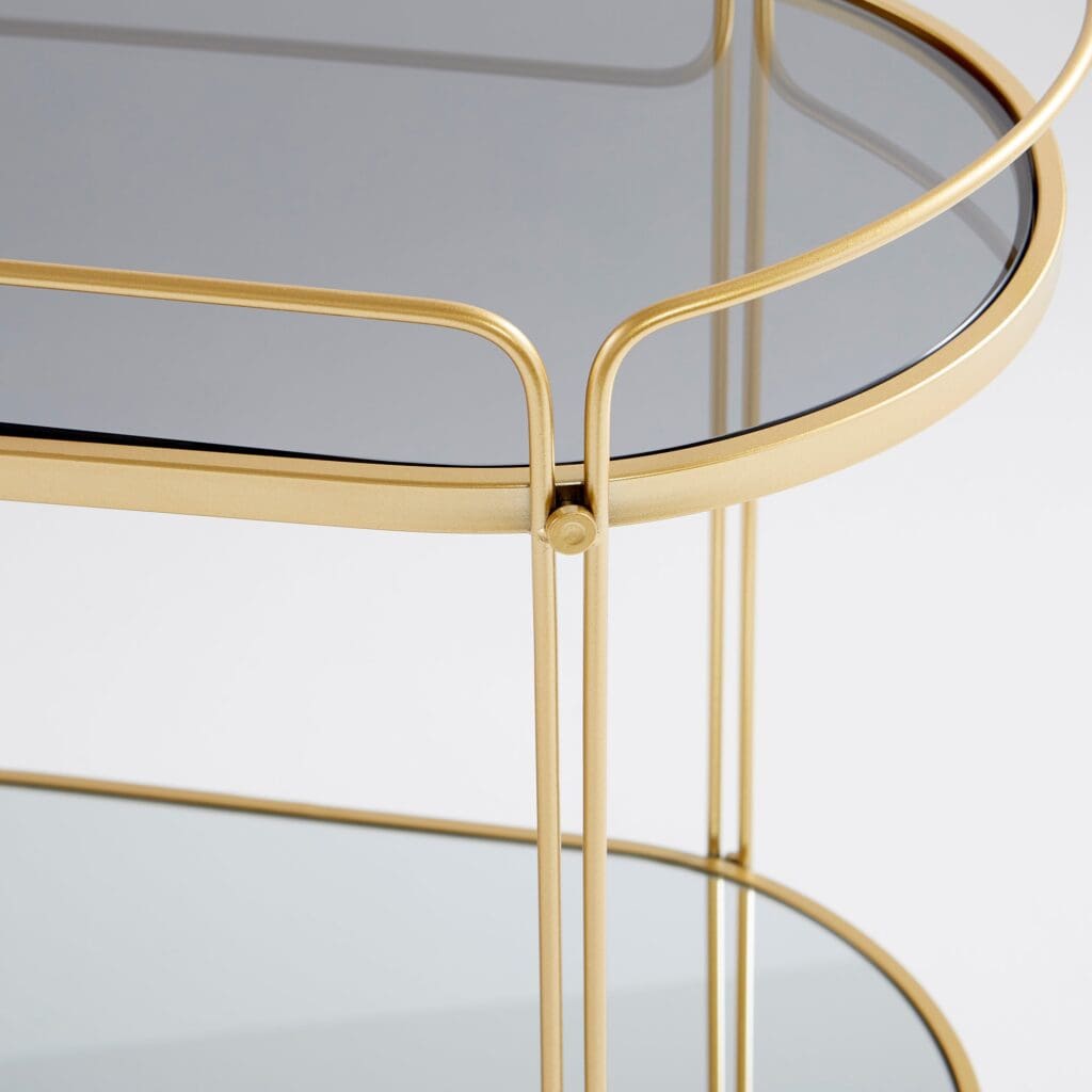 Cyan Design 10838 Motif Bar Cart - Gold