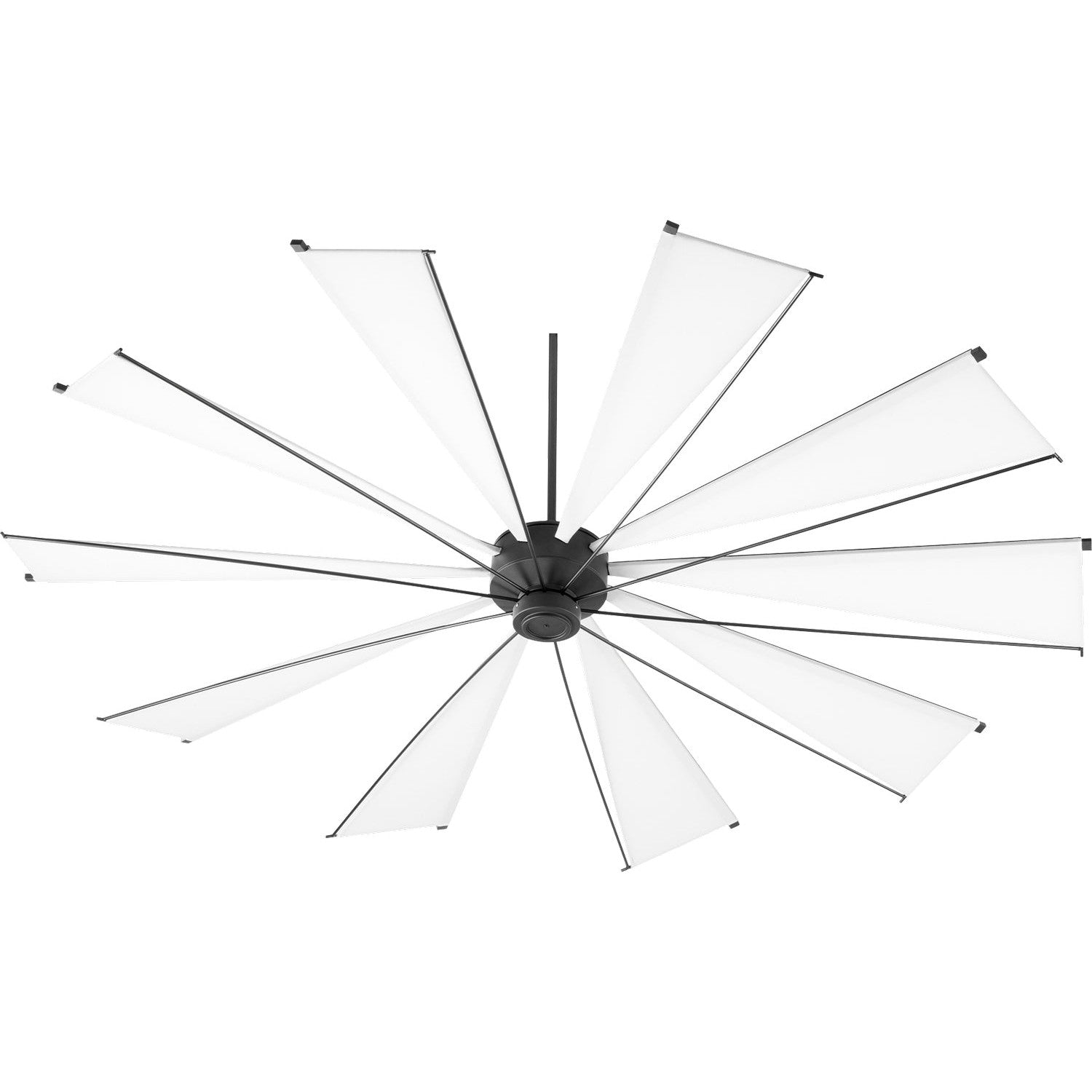Quorum Mykonos 69210-69 Ceiling Fan - Textured Black