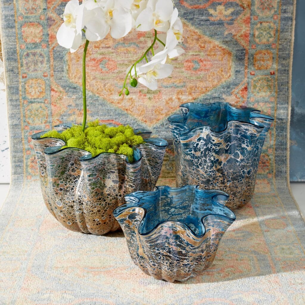 Cyan Design 10877 Meduse Vase - Blue - Small
