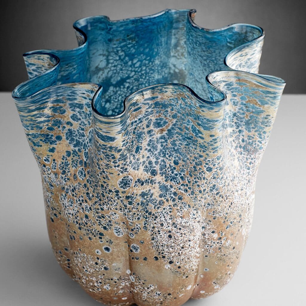 Cyan Design 10878 Meduse Vase - Blue - Medium