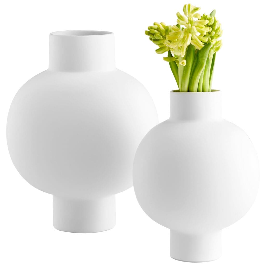 Cyan Design 10917 Libra Vase - White - Medium