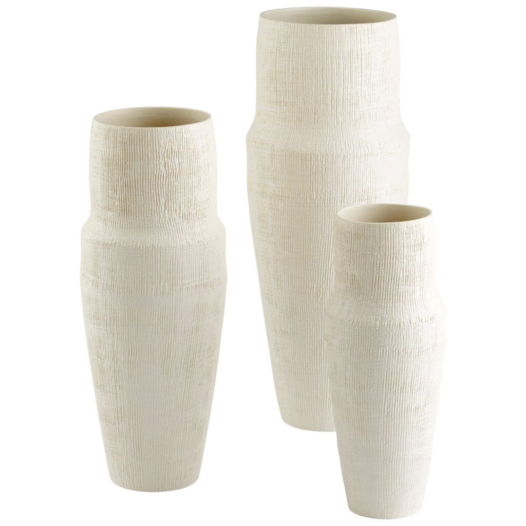 Cyan Design 10921 Leela Vase - White - Small