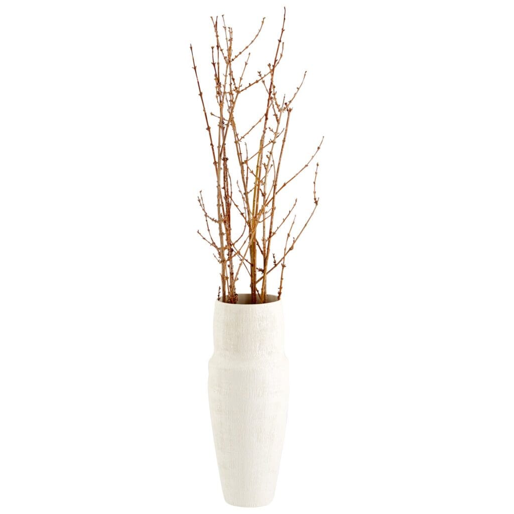Cyan Design 10921 Leela Vase - White - Small
