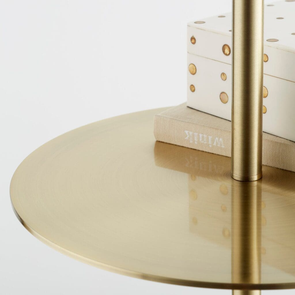Cyan Design 10950 Peplum Floor Lamp - Brass