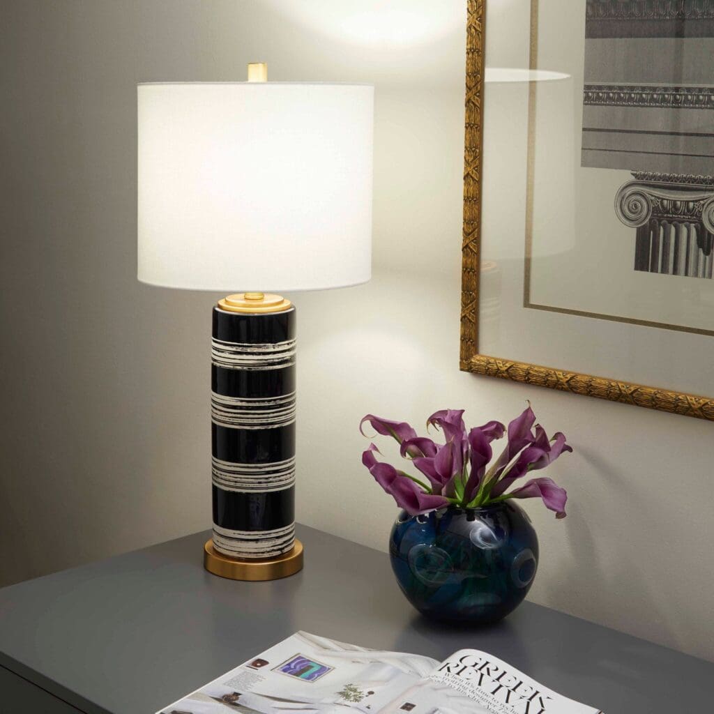 Cyan Design 10951 Bristle Brush Table Lamp - Blue