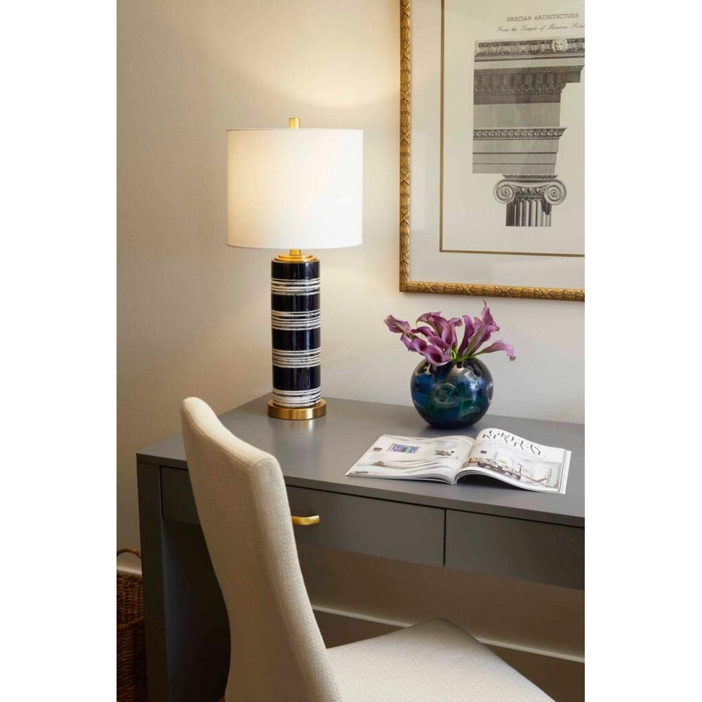 Cyan Design 10951 Bristle Brush Table Lamp - Blue
