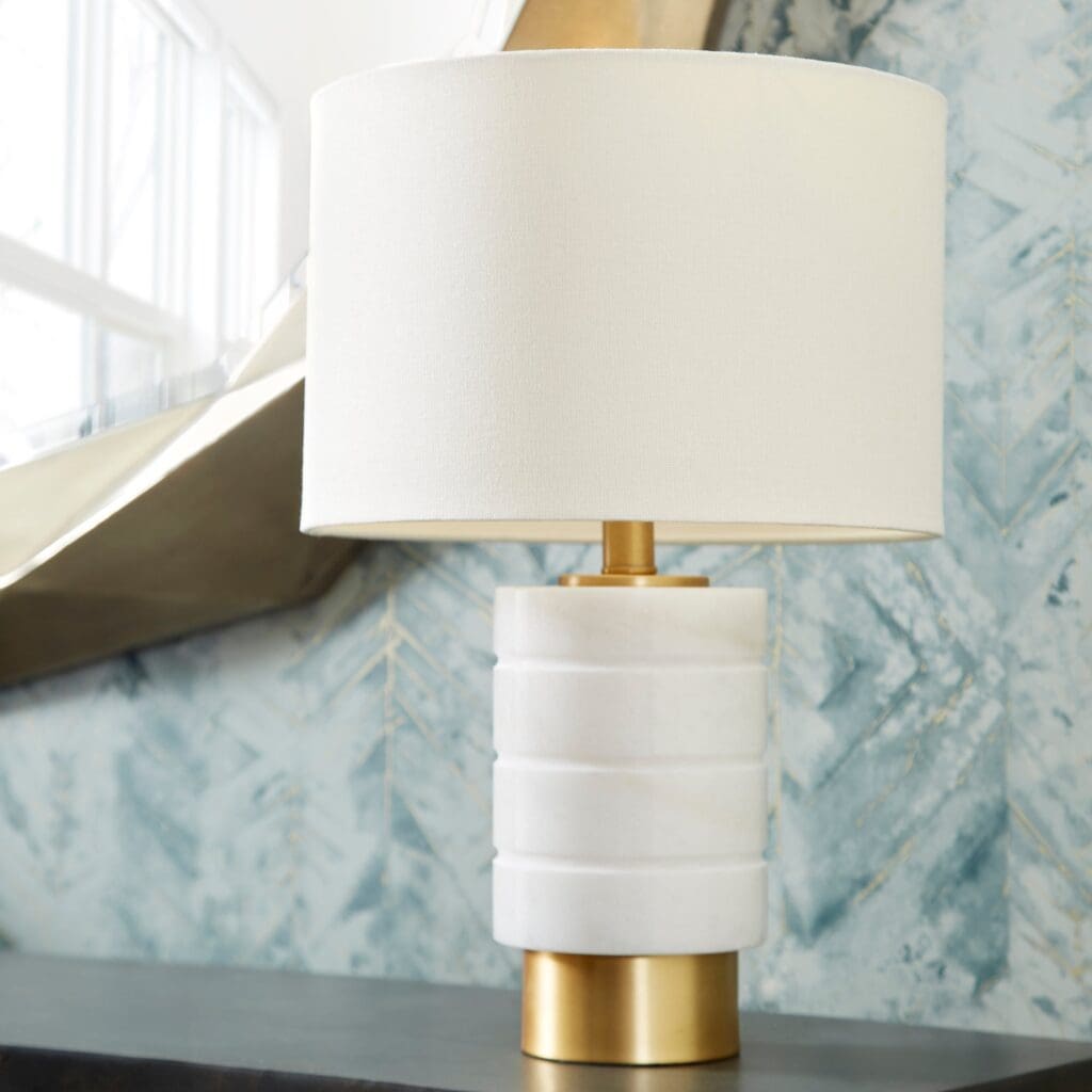 Cyan Design 10958 Casper Table Lamp Designed for Cyan Design by J. Kent Martin - White