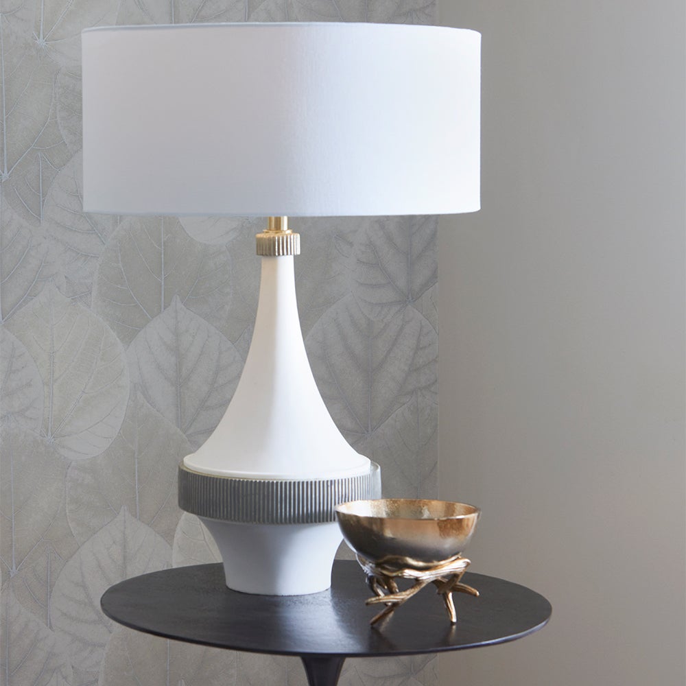 Cyan Design 10960 Saratoga Table Lamp Designed for Cyan Design by J. Kent Martin - White