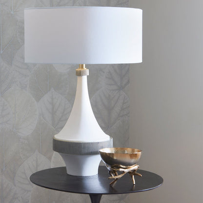 Cyan Design 10960 Saratoga Table Lamp Designed for Cyan Design by J. Kent Martin - White