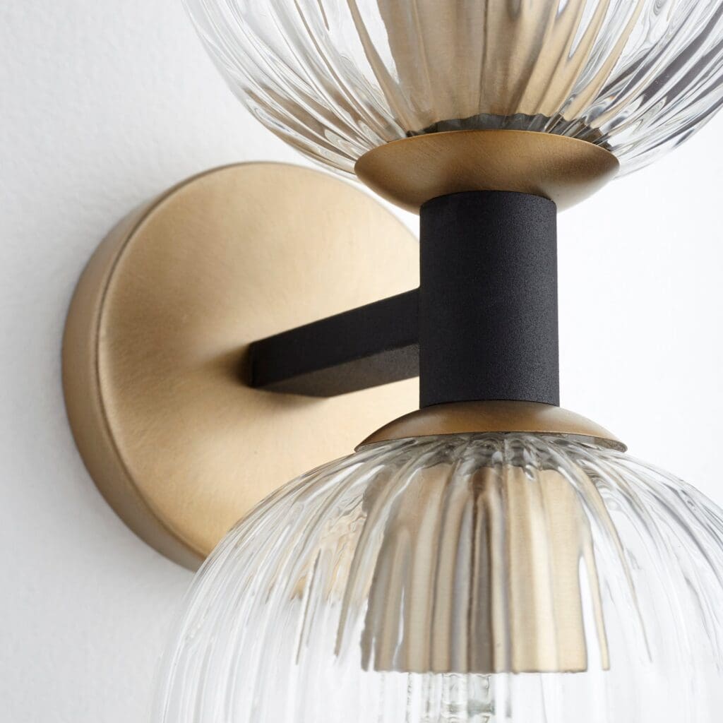 Cyan Design 10964 Helios Wall Mount - Black and Aged Brass