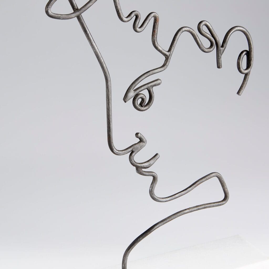 Cyan Design 10986 Viso Sculpture - Raw Iron
