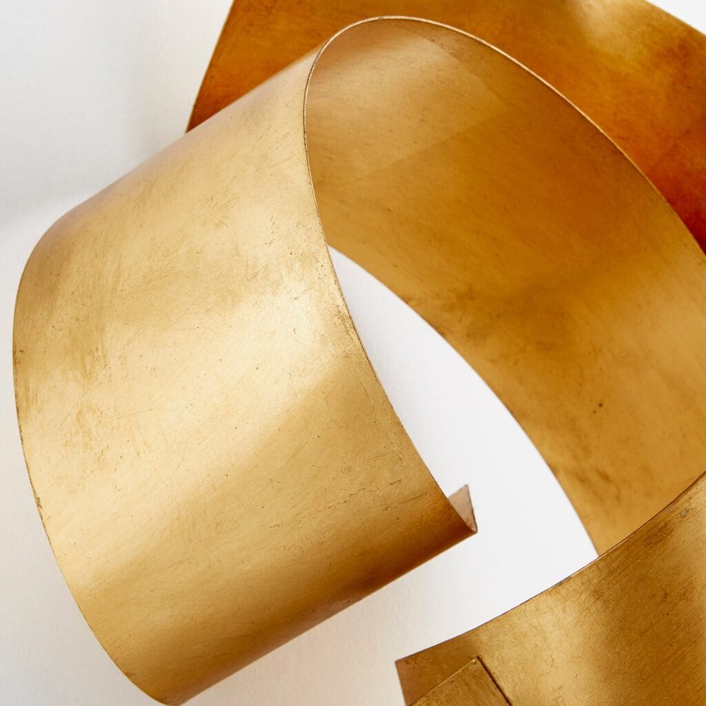 Cyan Design 10987 Ribbons Sculpture - Gold Leaf