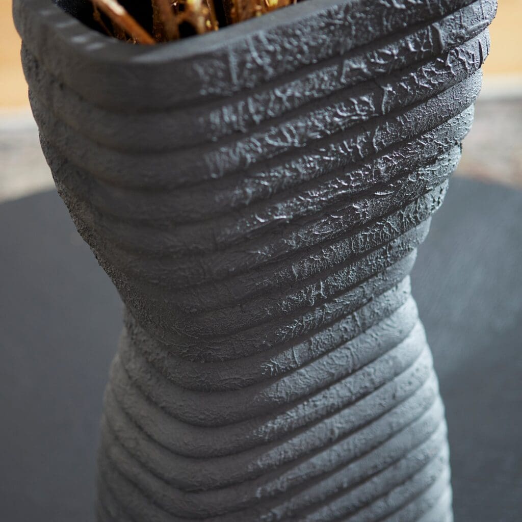 Cyan Design 10999 Moonstone Vase Designed for Cyan Design by J. Kent Martin - Gray - Large