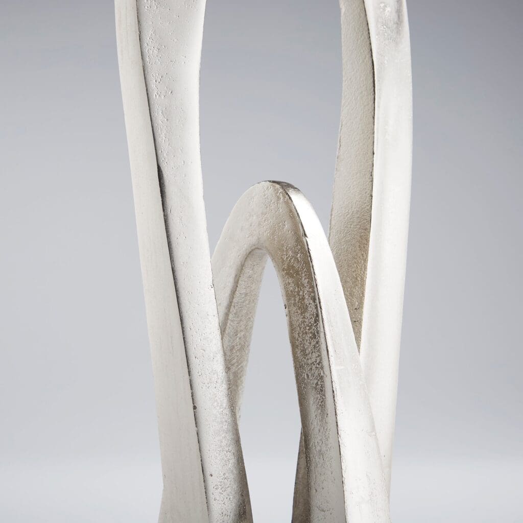 Cyan Design 11012 Double Arch Sculpture Designed for Cyan Design by J. Kent Martin - Silver