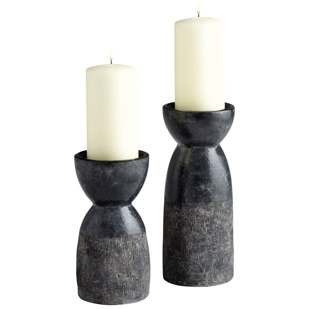 Cyan Design 11016 Escalante Candleholder - Black - Large