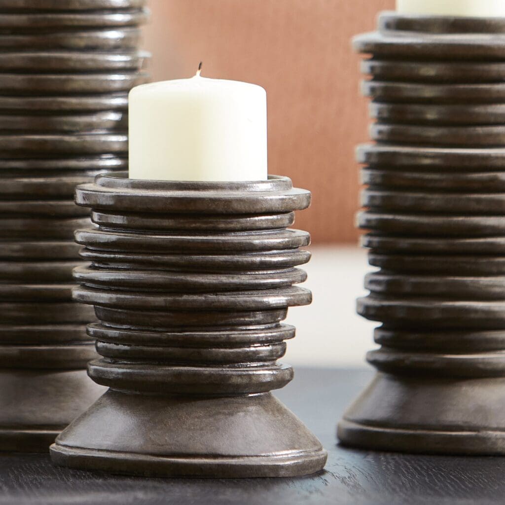 Cyan Design 11020 Provo Candleholder - Black - Small