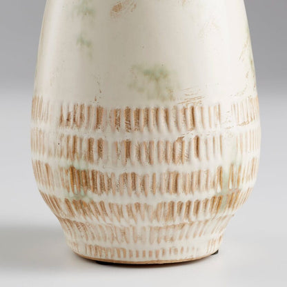 Cyan Design 11050 Yukon Vase - Olive Pearl Glaze - Large