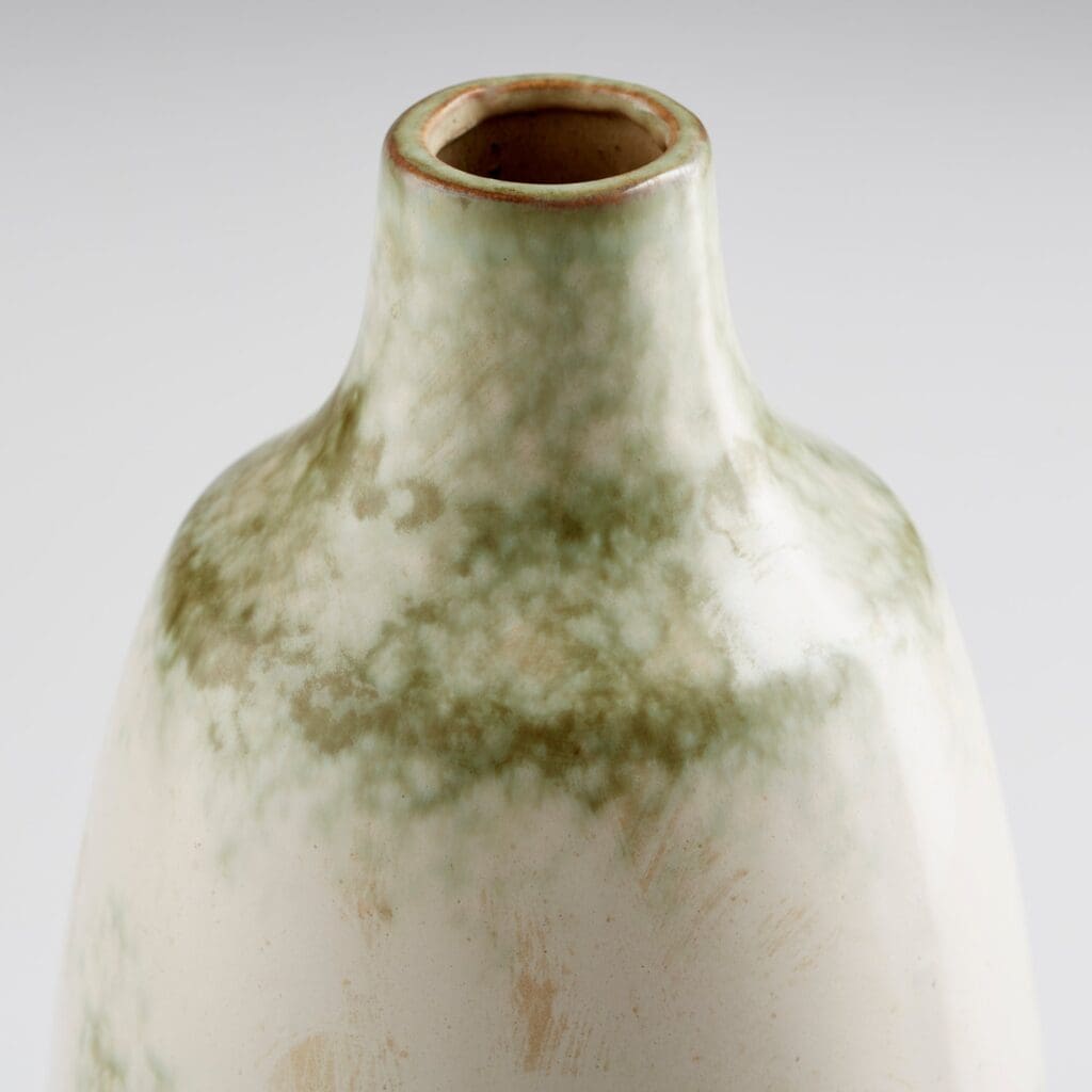 Cyan Design 11051 Yukon Vase - Olive Pearl Glaze - Small