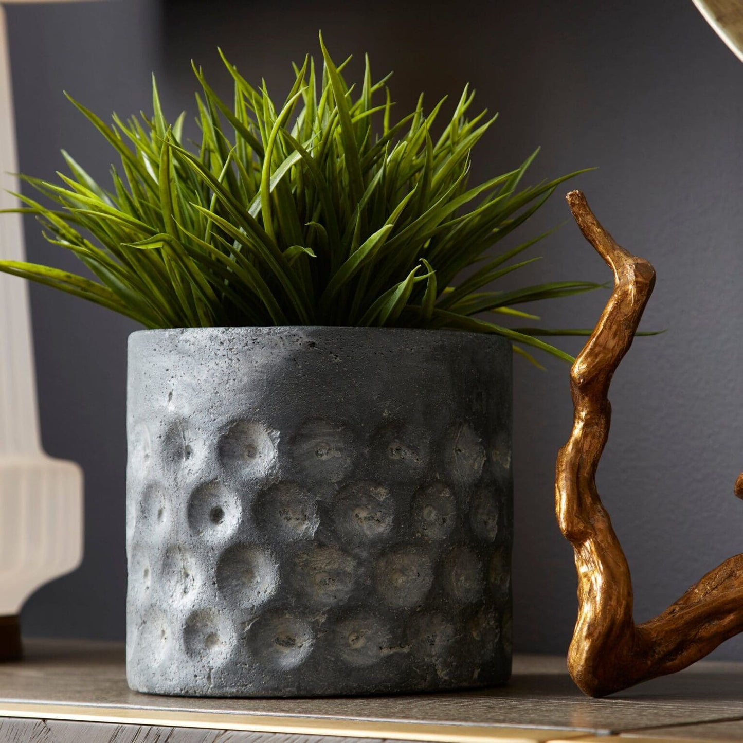 Cyan Design 11053 Potomac Planter - Pewter Gray - Large