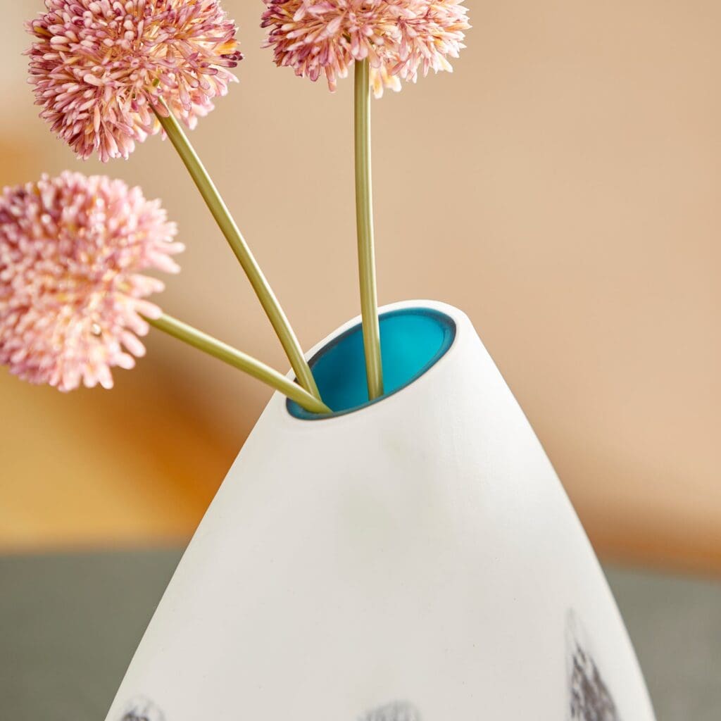 Cyan Design 11079 Mystic Falls Vase - Blue And White - Small