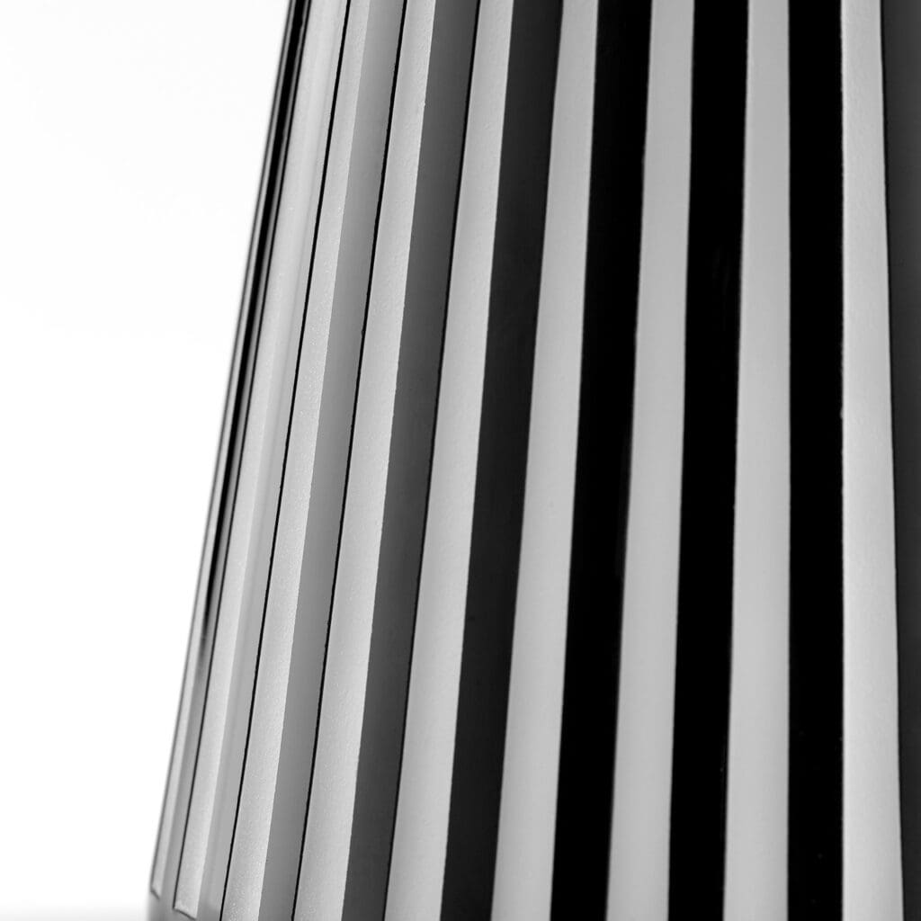 Cyan Design 11091 Vector Vase - Black And White - Medium