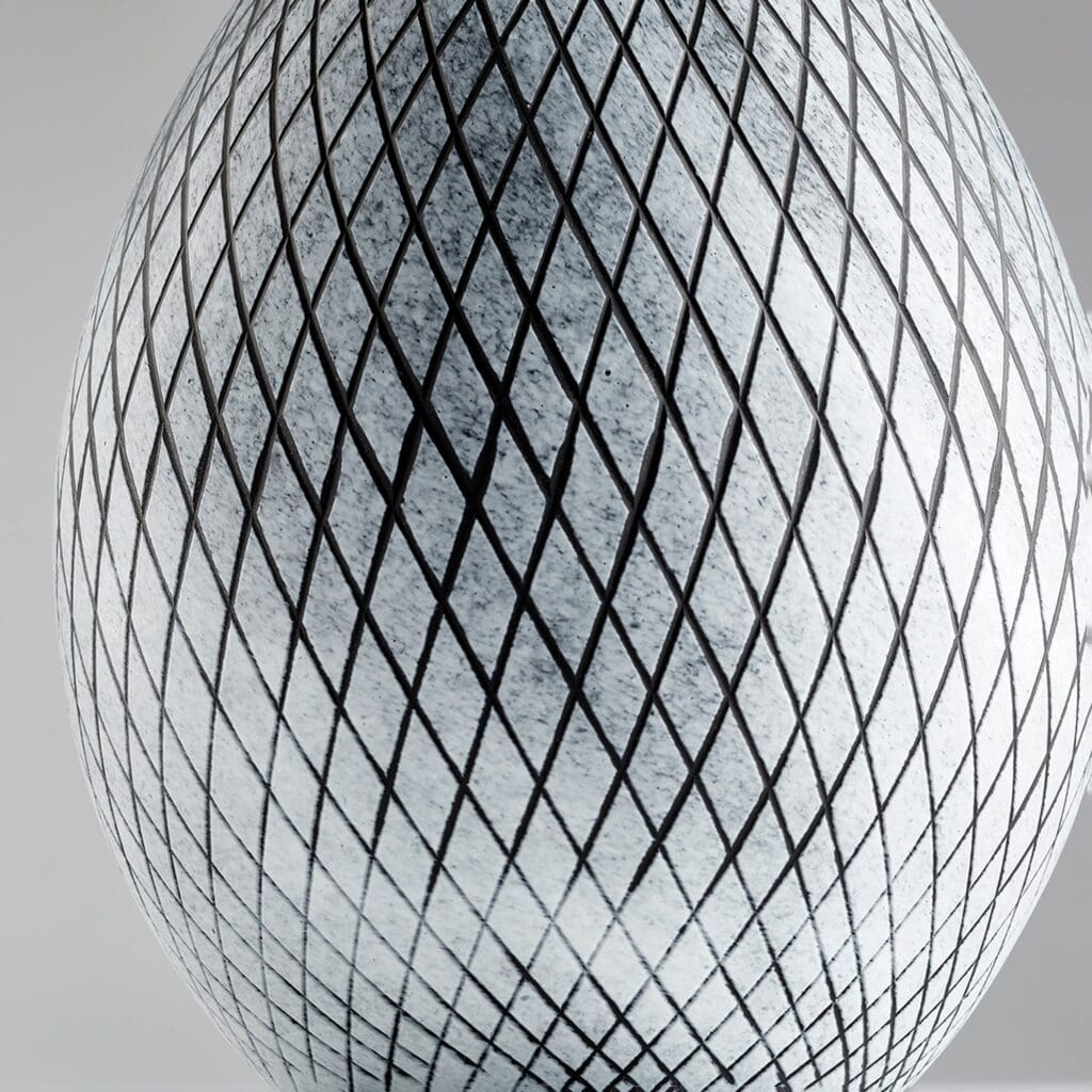 Cyan Design 11095 Bozeman Vase - Frosted Grey - Large
