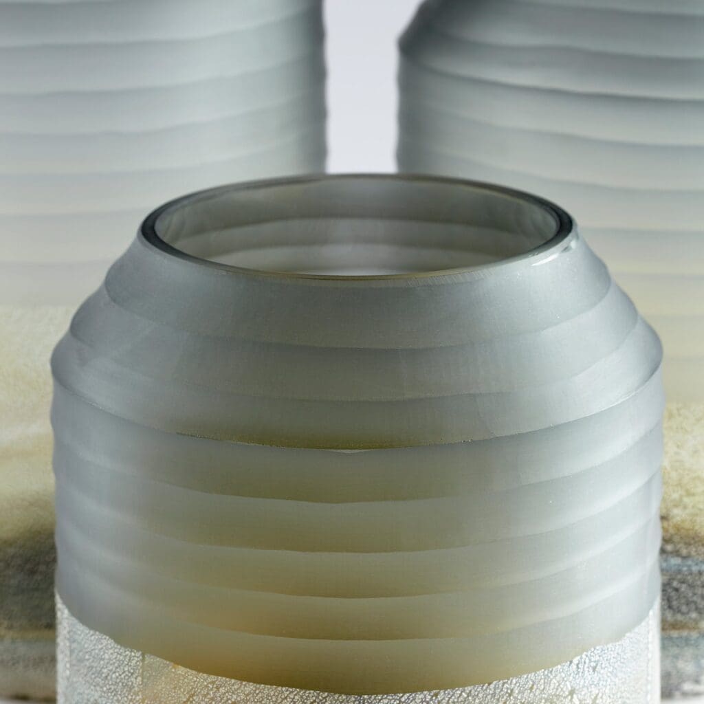 Cyan Design 11103 Alchemy Vase - Grey And Guilded Silver - Medium