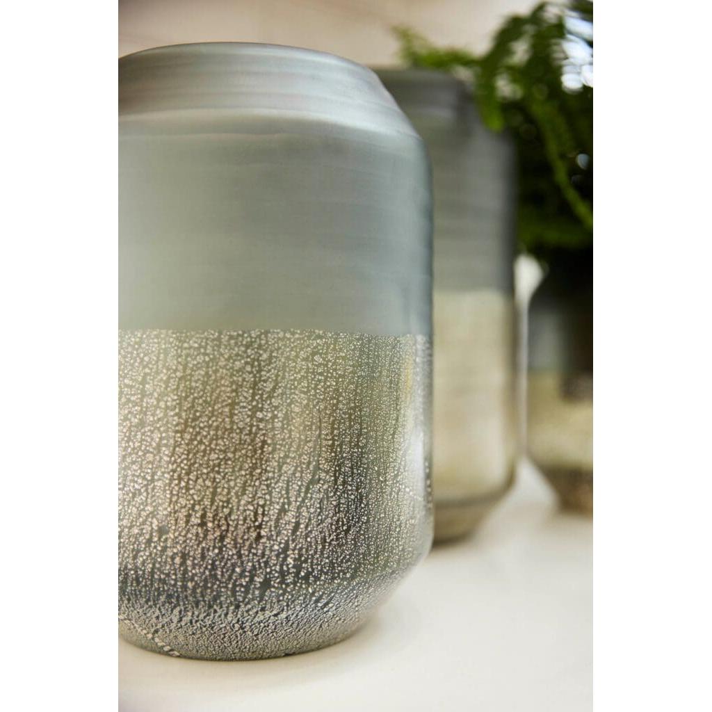 Cyan Design 11103 Alchemy Vase - Grey And Guilded Silver - Medium