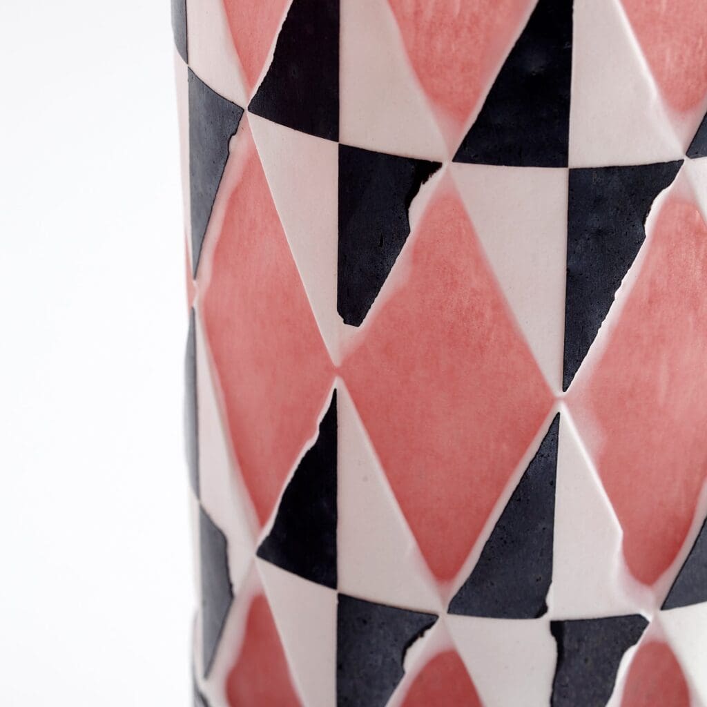 Cyan Design 11107 Mesa Vase - Black And White - Large