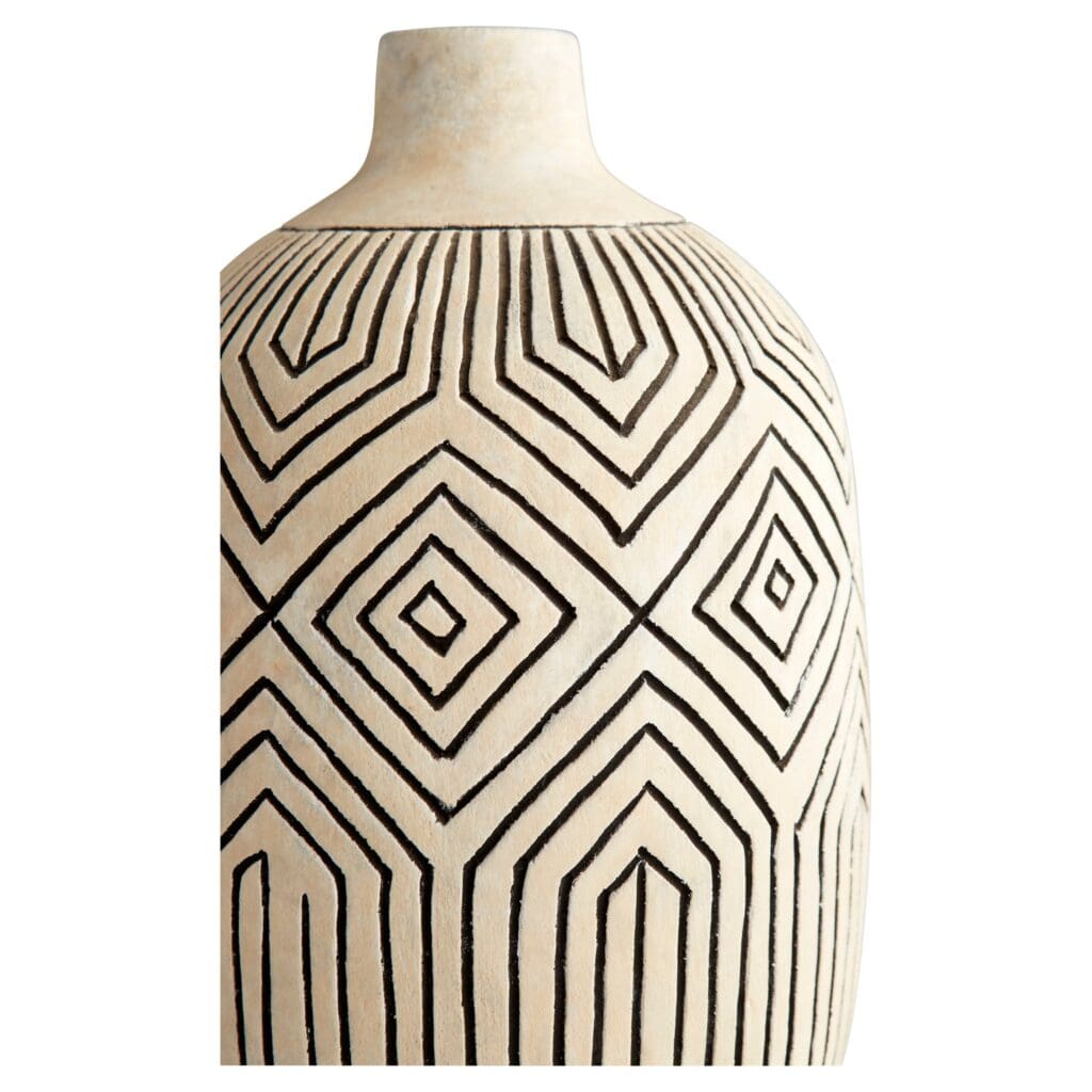 Cyan Design 11122 Light Labyrinth Vase - White - Small