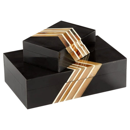 Cyan Design 11145 Salvador Container - Black And Brown - Large