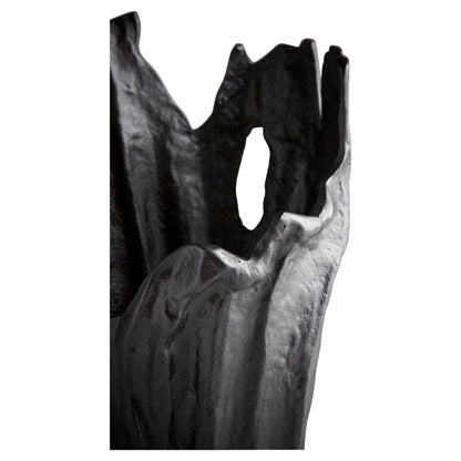 Cyan Design 11155 Pyroclastic Monochrome Vase - Black - Small