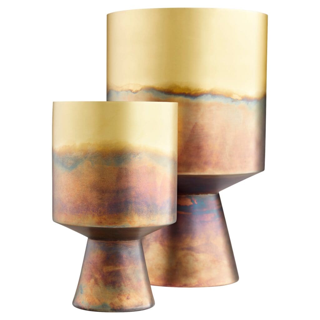 Cyan Design 11163 Rhizome #2 Planter - Gold