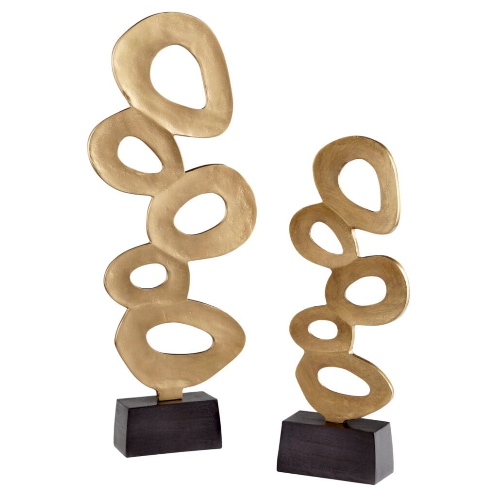 Cyan Design 11179 Chellean Lux #2 Sculpture - Gold