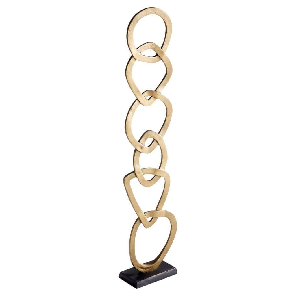 Cyan Design 11181 Perpetual Tower Sculpture - Antique Brass