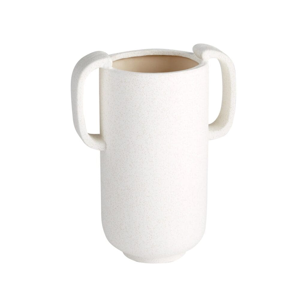 Cyan Design 11191 Dusty Miller Vase - White - Large