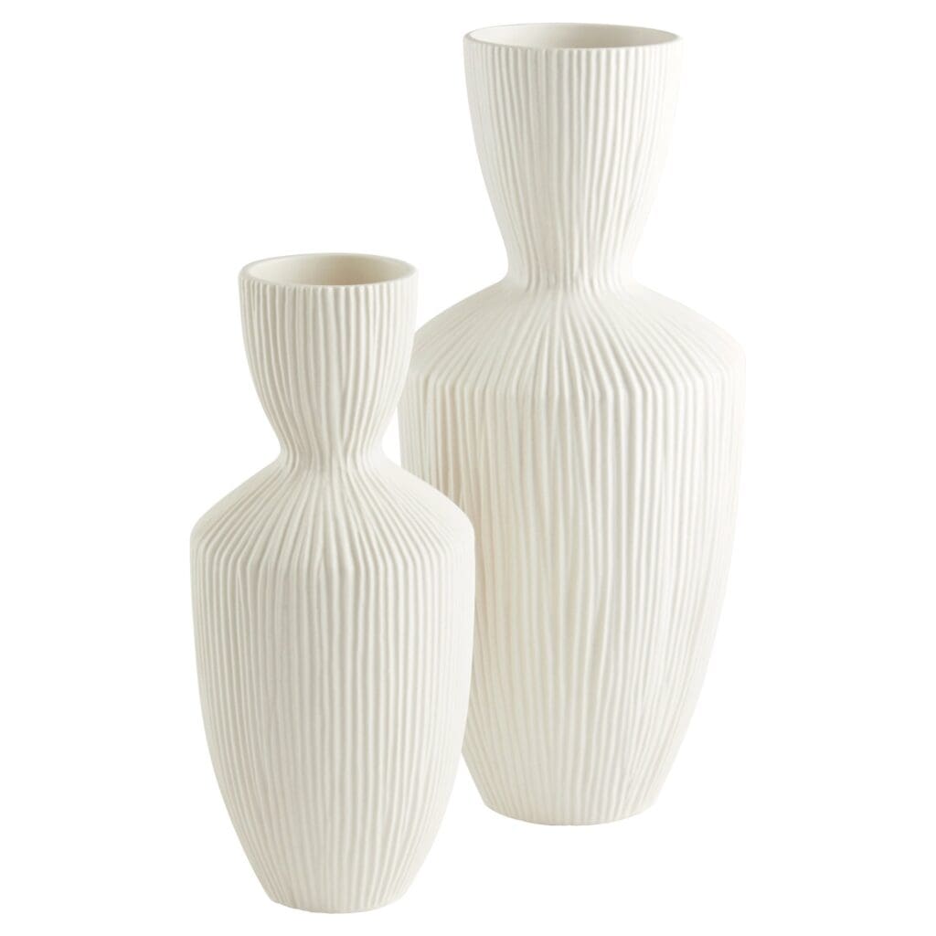 Cyan Design 11208 Bravo Vase - White - Small