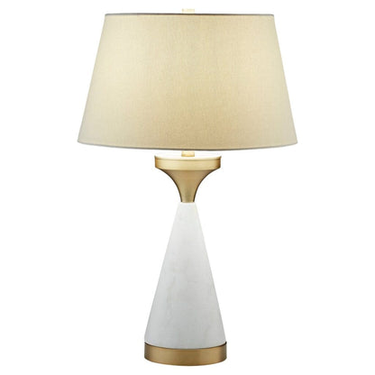 Cyan Design 11220 Solid Snow Table Lamp Designed for Cyan by J. Kent Martin - White