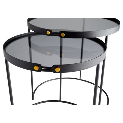 Cyan Design 11225 Flat Bow Tie Tables - Graphite