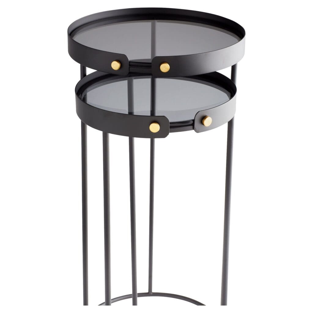 Cyan Design 11226 Tall Bow Tie Tables - Graphite